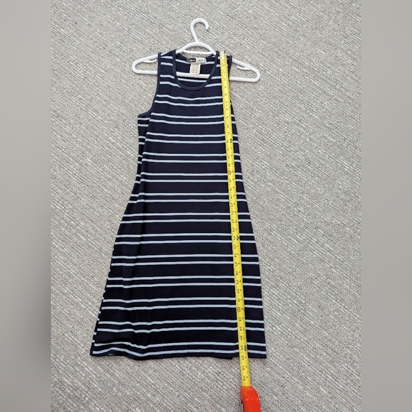 Women's (Size Small) Blue Striped Racerback Dress - Picture 5 of 9